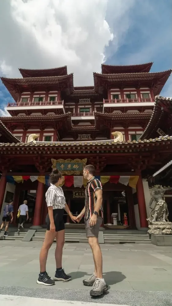 Bilder am Buddha Tooth Relic Tempel, Singapur