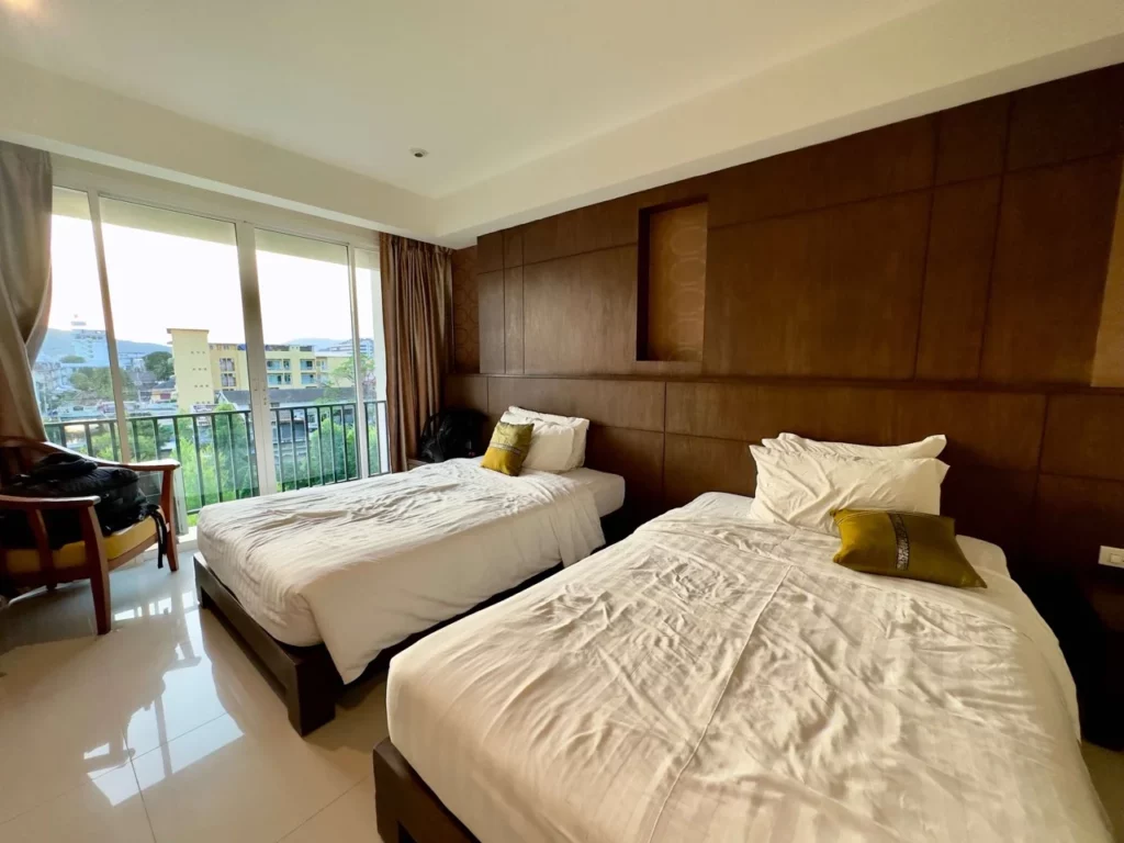 Standard Zimmer in Thailand für Urlauber.