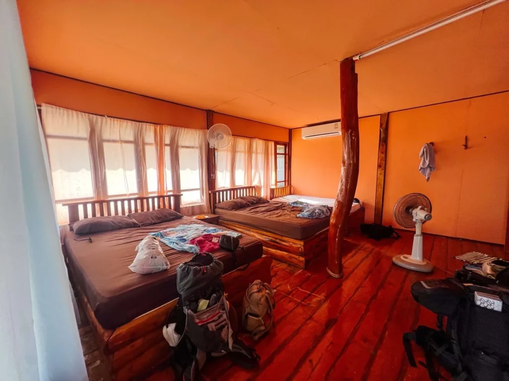 Strandbungalow auf Koh Mak für Thailand Backpacking, ideal für Low Budget Reisende.