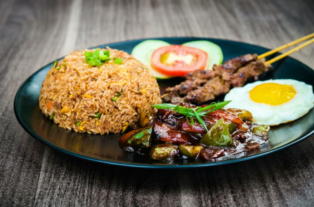 Close-up Photo of a Nasi Goreng Dish