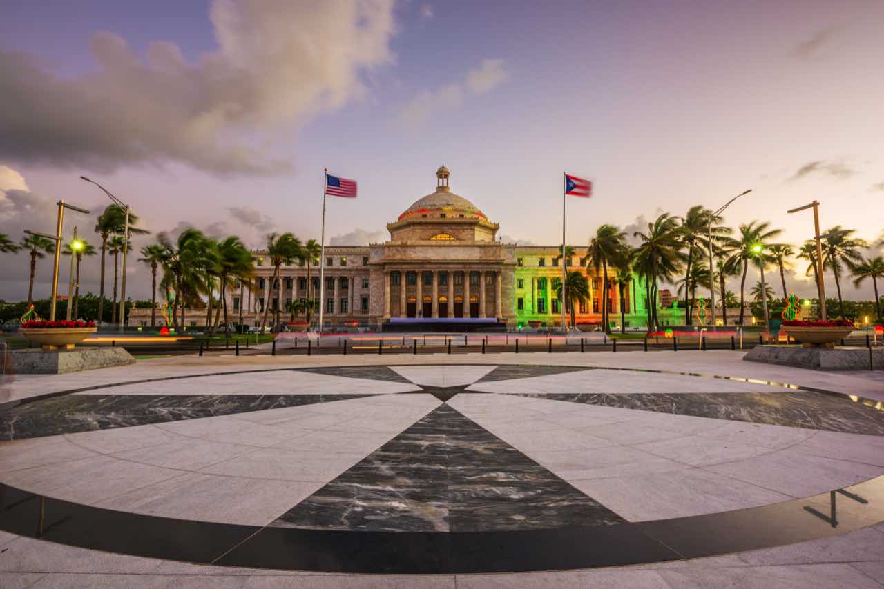 Das Kapitol von Puerto Rico in San Juan