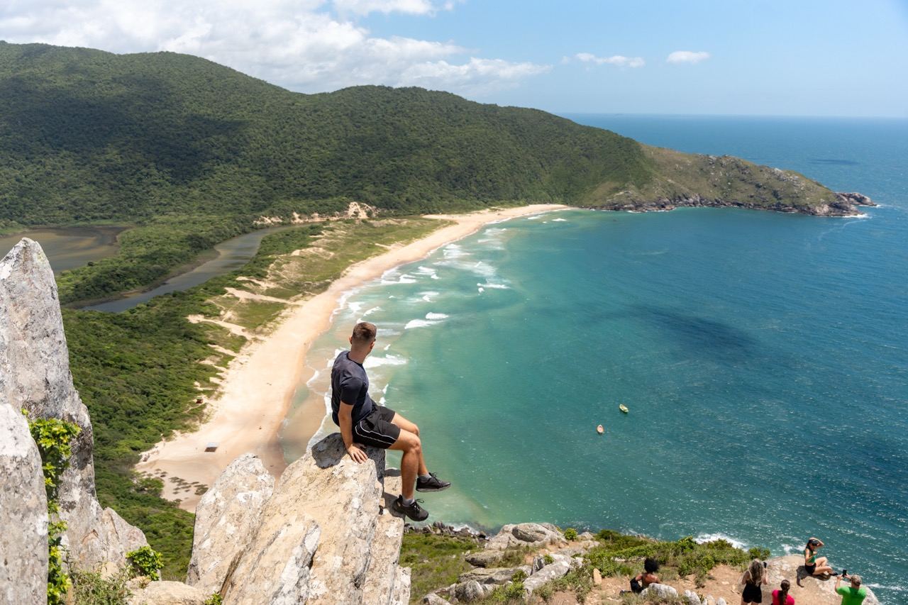 Panorama der Lagoinha do Leste, eine der schönsten Brasilien Sehenswürdigkeiten in Florianópolis