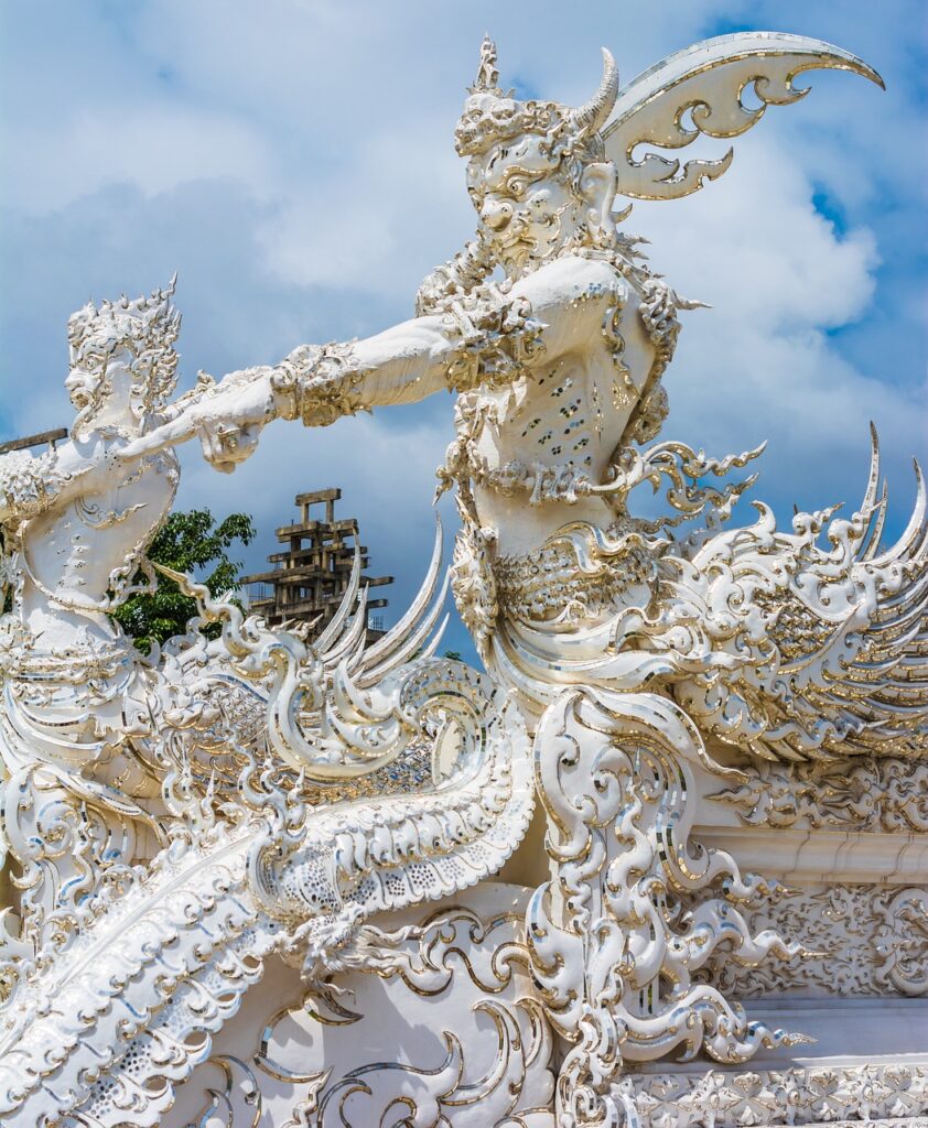 white temple, chiang rai, thailand, asia, stone figure, statue, white temple, white temple, chiang rai, chiang rai, chiang rai, chiang rai, chiang rai, thailand, statue