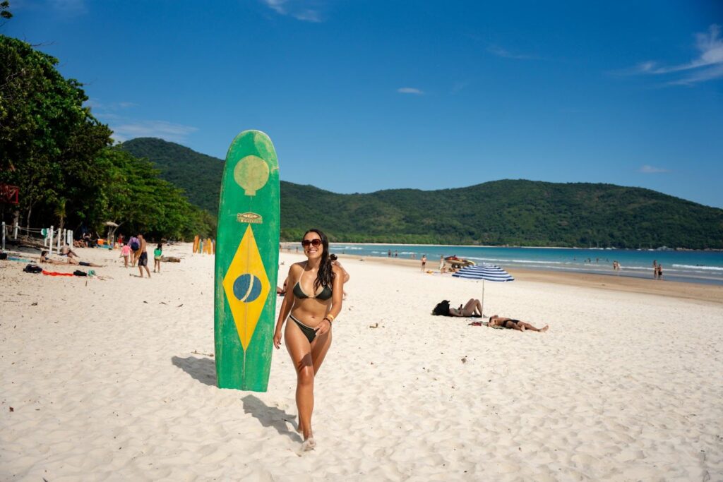 Weißer Traumstrand Lopes Mendes auf Ilha Grande