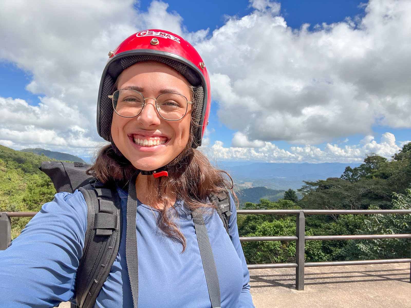 Roadtrip mit dem Roller durch die Berge rund um Pai