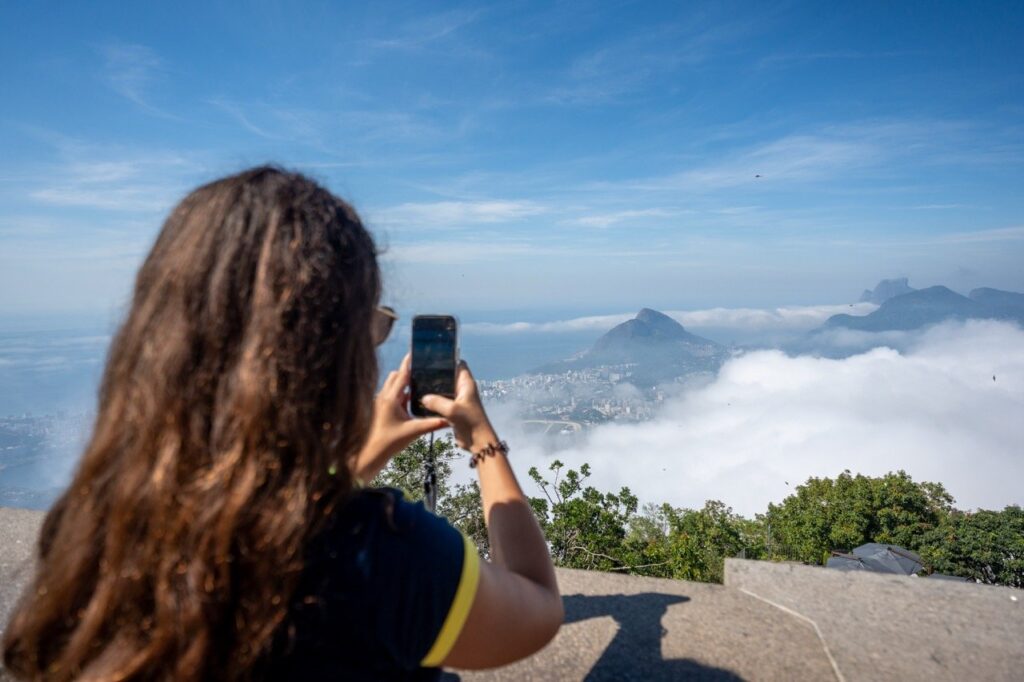 Blick über Rio de Janeiro von einem Aussichtspunkt