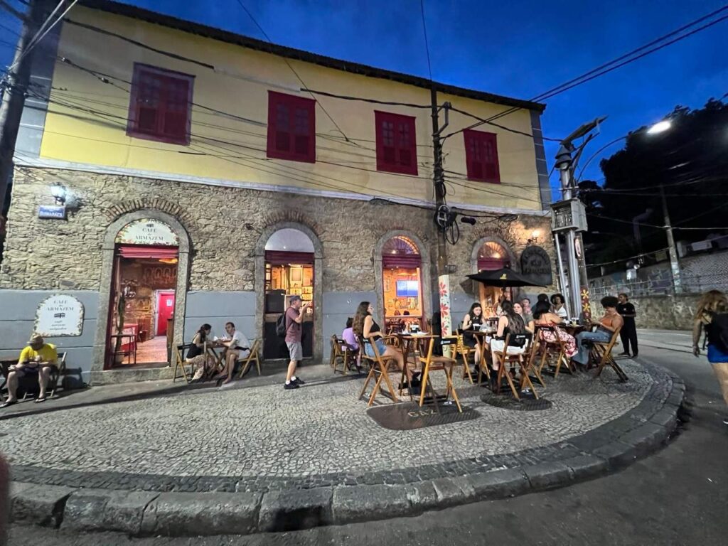 Gasse in Santa Teresa in Rio de Janeiro
