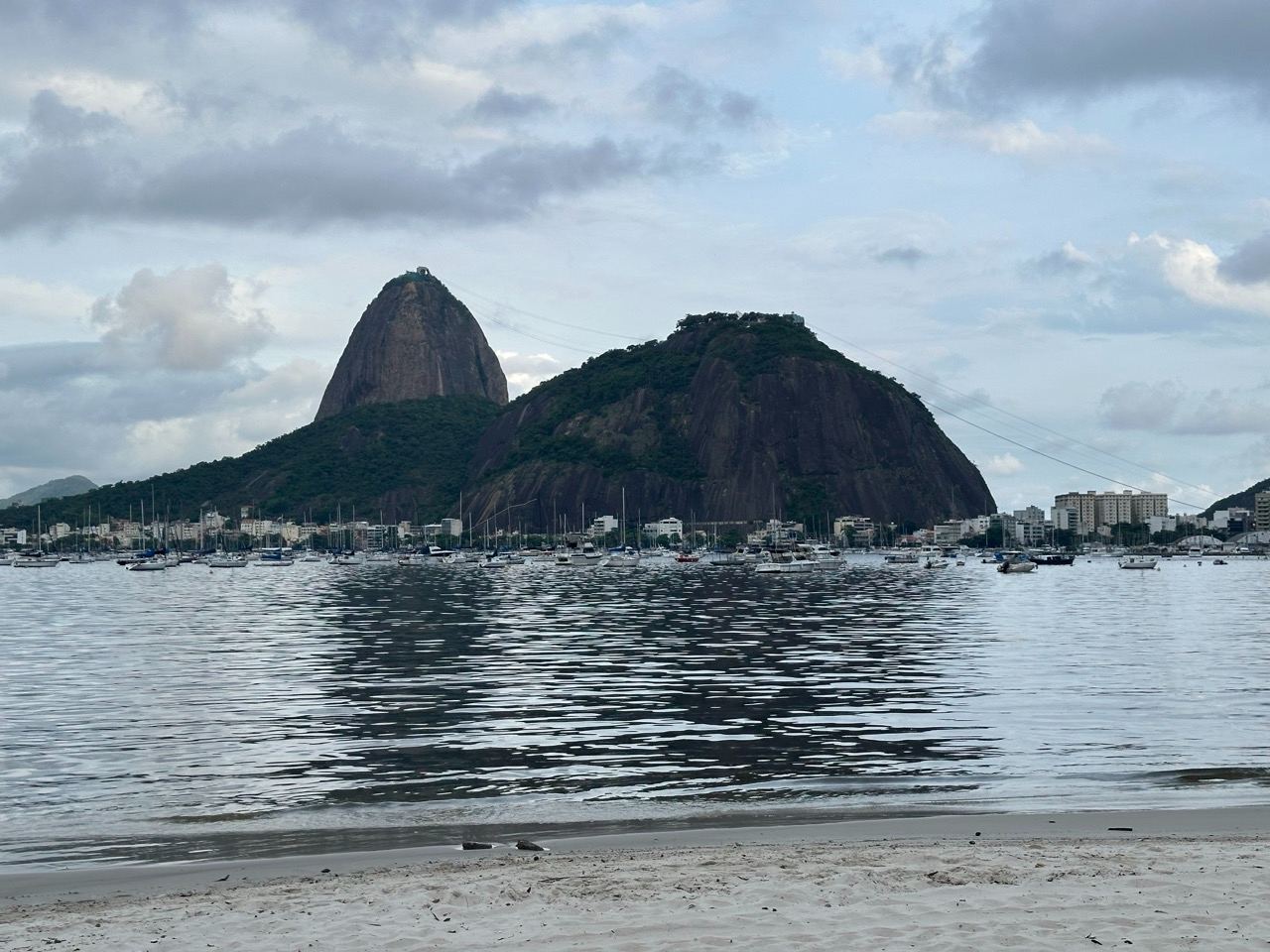 Der Zuckerhut über der Bucht von Rio de Janeiro