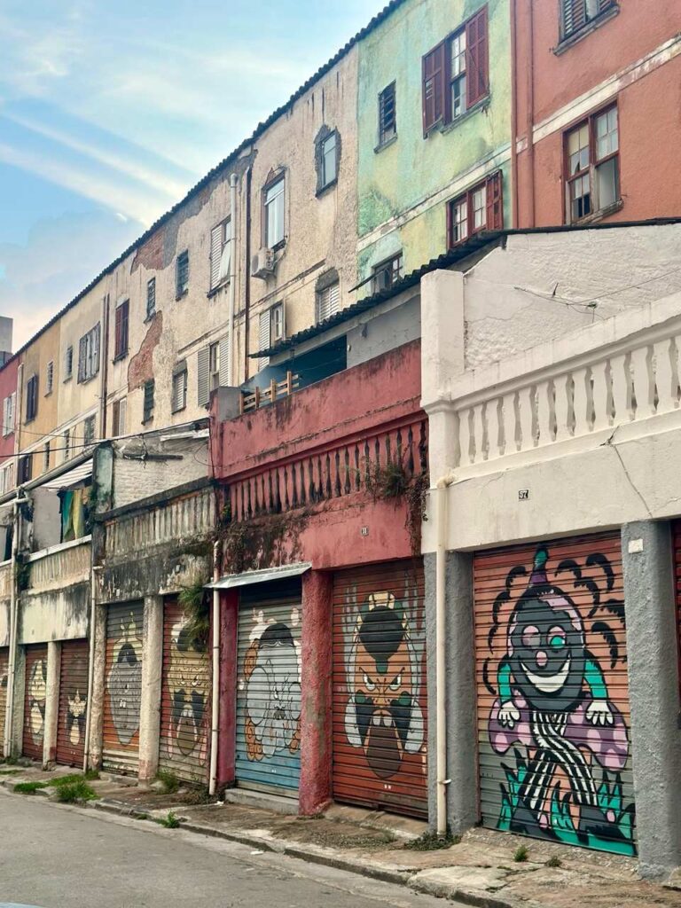 São Paulo Brasilien: alte Fassaden im historischen Zentrum
