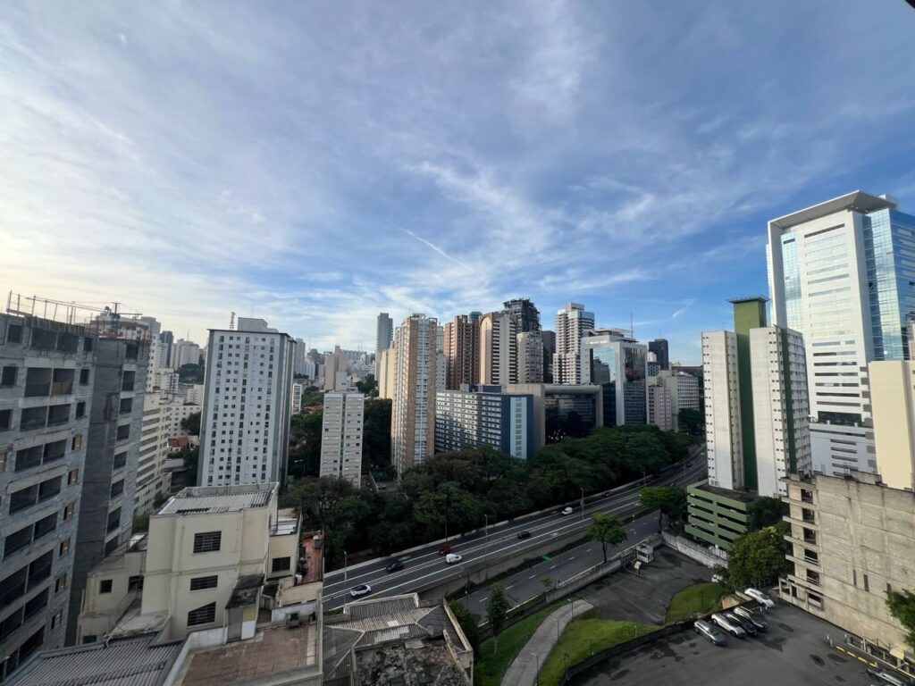 Skyline von São Paulo mit Hochhäusern
