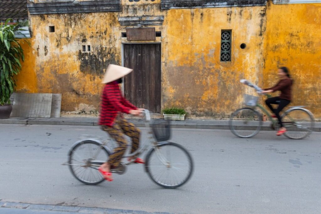 Unterwegs in Hoi An in Vietnam