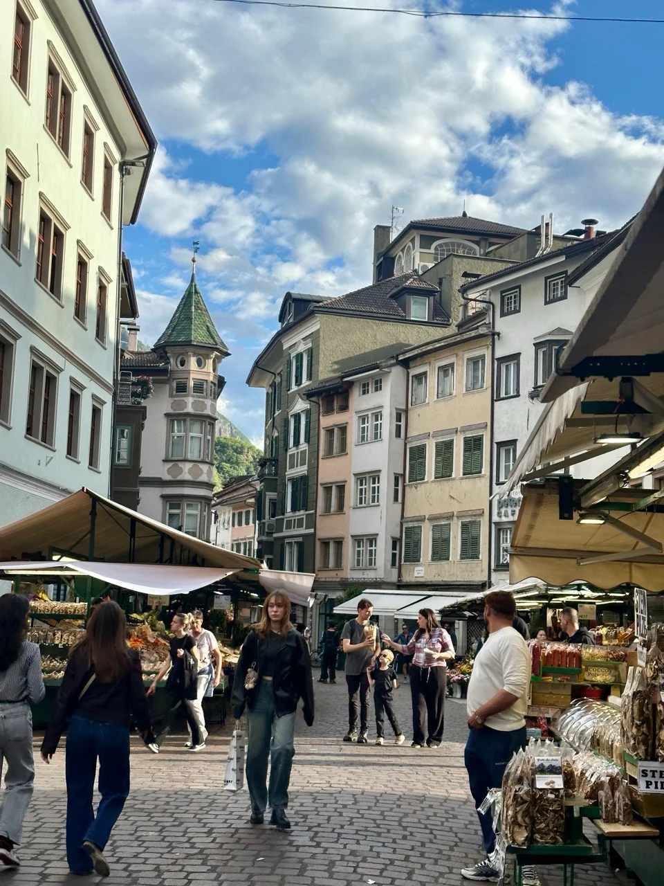 Fußgängerzone in der Bozner Altstadt