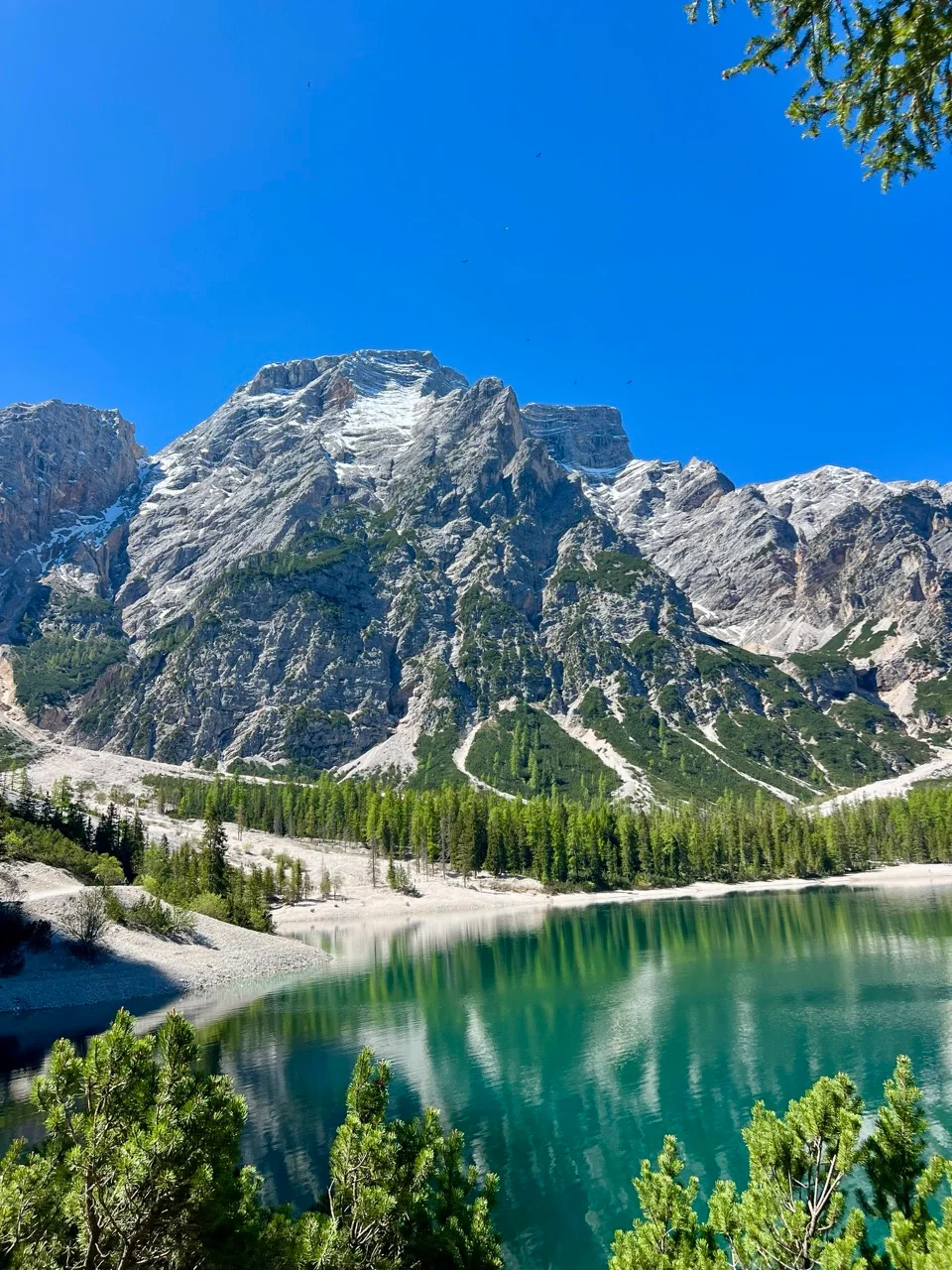Der Pragser Wildsee mit dem Seekofel