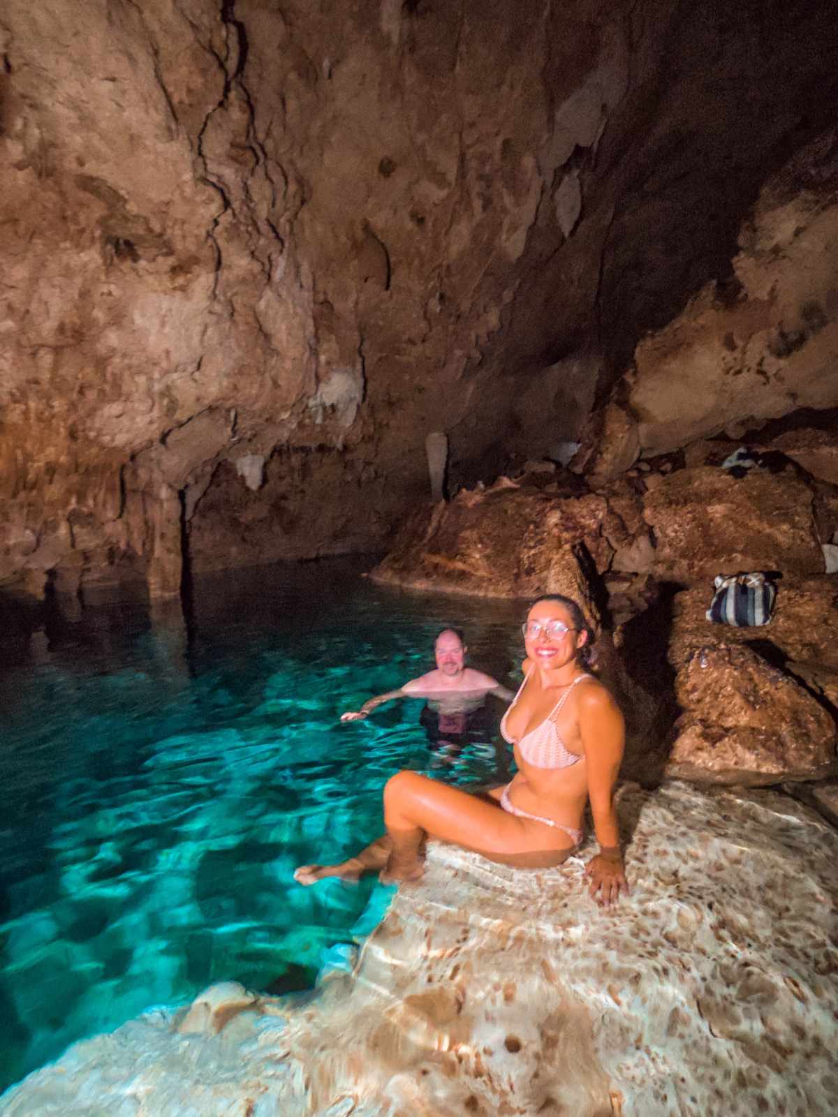 Dominikanische Republik Sehenswürdigkeiten: Süßwasserbecken der Cueva de Chicho